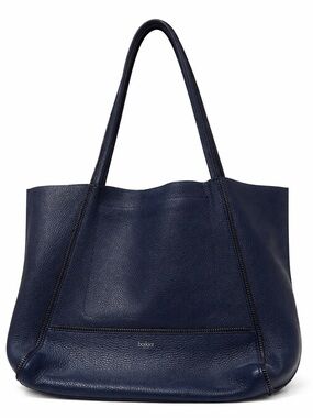 Botkier Soho Tote Navy Leather Large Shoulder Bag - 100% authentic!
